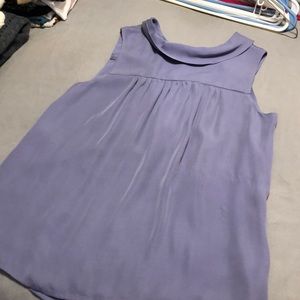 Blue tank top blouse